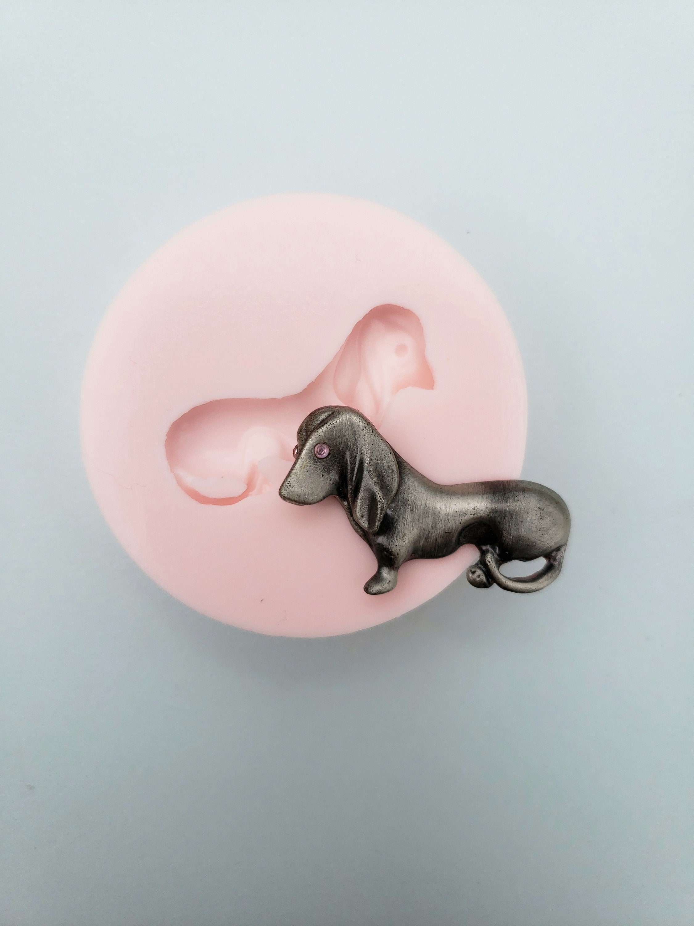 Yorkie Puppy Dog Large Soap 1 Cavity Silicone Mold 1398