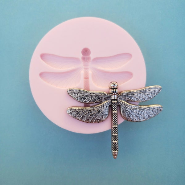 Dragonfly Insect Bug Wings Silicone Rubber Mold for Cake, Candy, Fondant, Baking, Jewelry, Chocolate, Resin, Clay, Charms, Animal Molds A172