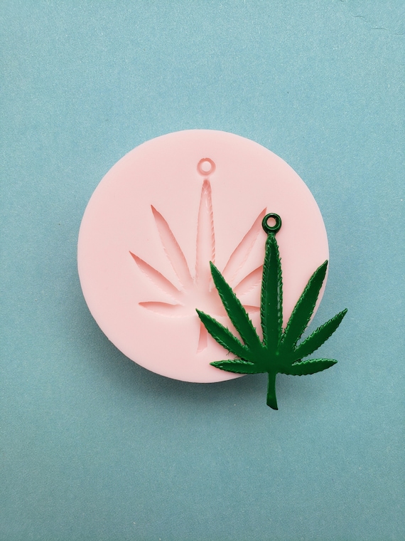 Marijuana Cannabis Hemp Leaf Silicone Molds Candy Weed Pot Mold Chocolate  Gummy