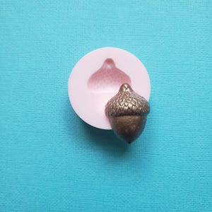 Acorn Oak Tree Nut Silicone Mold for Resin, Candy, Fondant, Polymer Clay, Gypsum, Wax, Jewelry, Chocolate, Soap, A520
