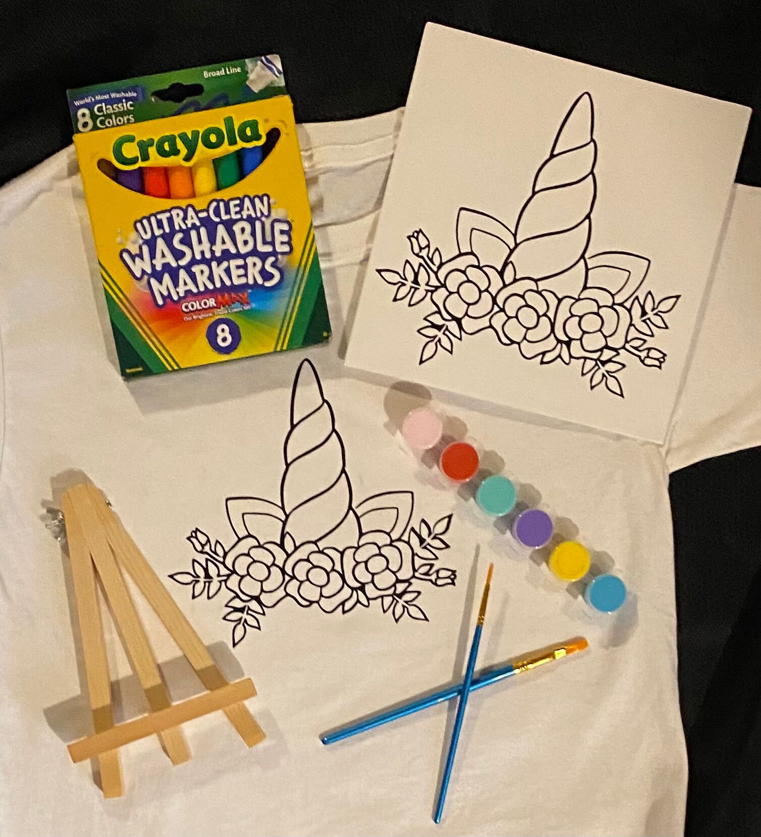 Childrens Paint Kit Party/Unicorn Paint Kit/Painting Etsy.de