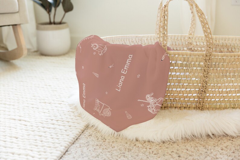 BABY NAME Crib Sheets Personalized Mini Crib Sheets Baby Gift Etsy