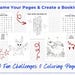 Fun Activity Pages for Kids -40 Printable Pages - Etsy