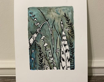 Aquarel Plantenprint III