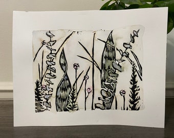 Aquarel Plantenprint IV
