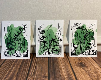 Mini Triptiek (groen)