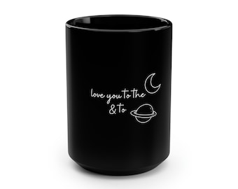 Taza A la Luna y a Saturno