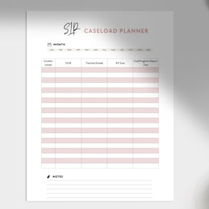 Gerenciador de carga de casos de terapia da fala (pacote de cores variadas)