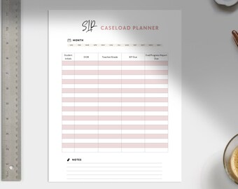 Speech Therapy Caseload Manager (Variety Color Pack)
