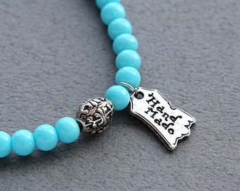 Antik Silber überzogene Tag Anhänger: Messing Schmuck Labels 10stk