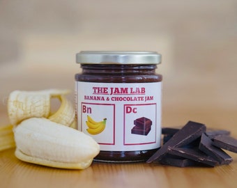 Confiture de banane et de chocolat