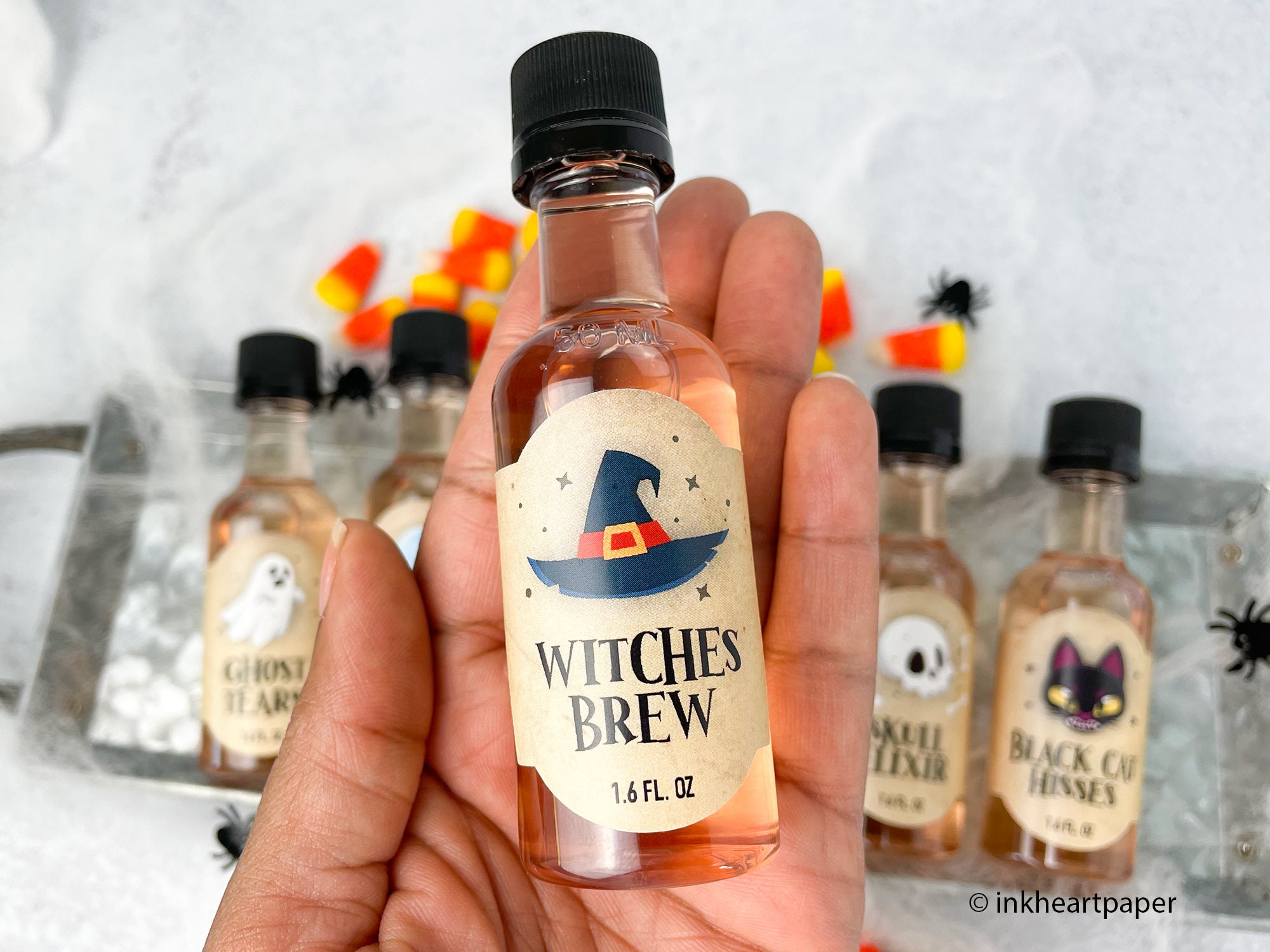 Halloween Potion Labels, Witches Brew Wine Labels, Alcohol Labels ...
