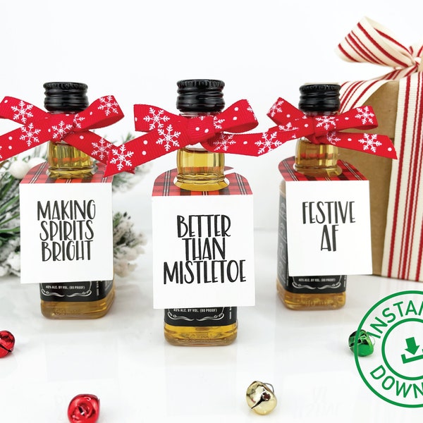 Liquor Bottle Tag - Etsy
