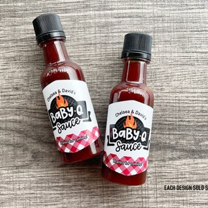 Bbq baby hot sale shower favors