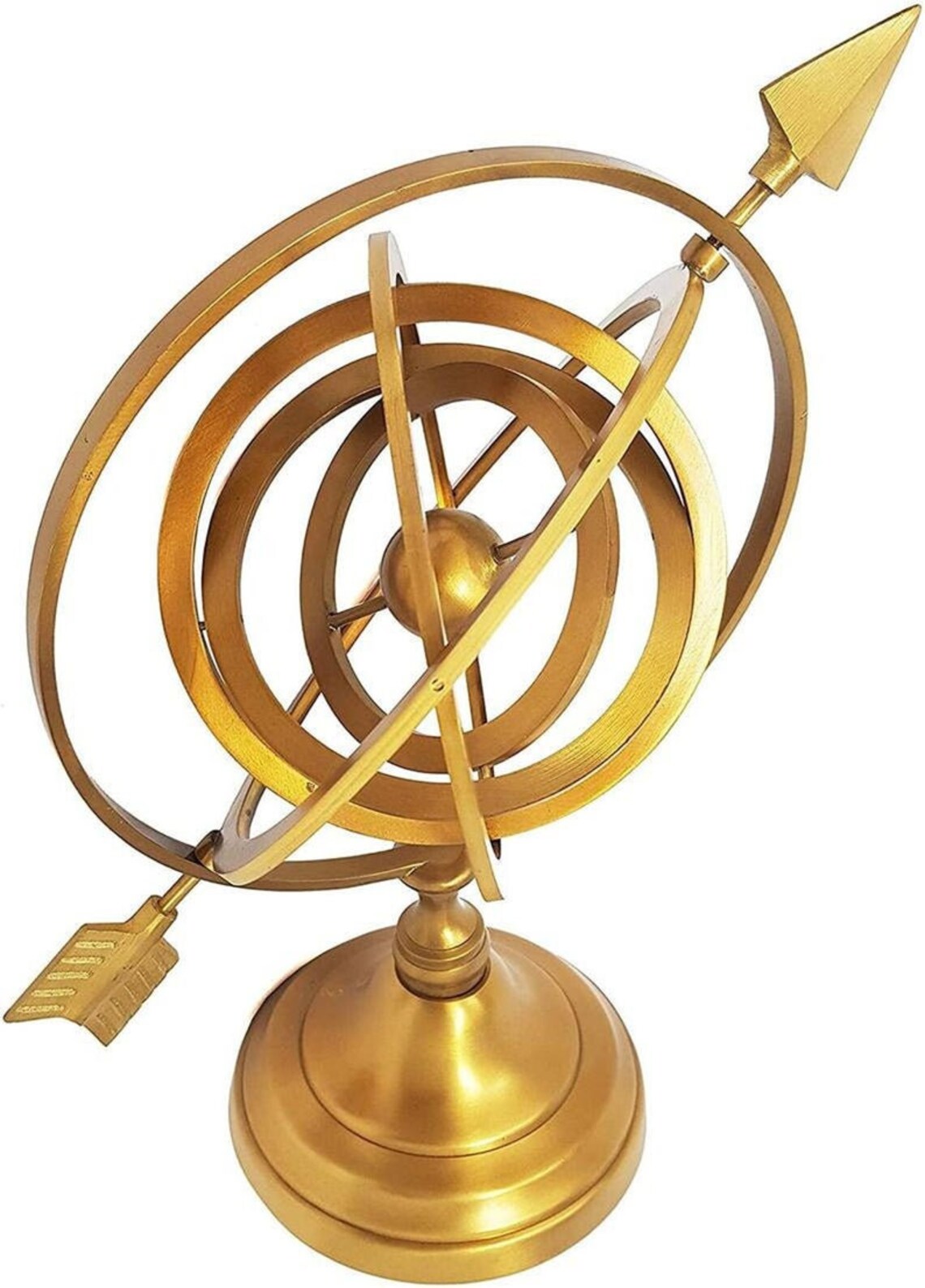 Antique Brass Engraved Armillary Sphere Astrolabe Maritime Etsy