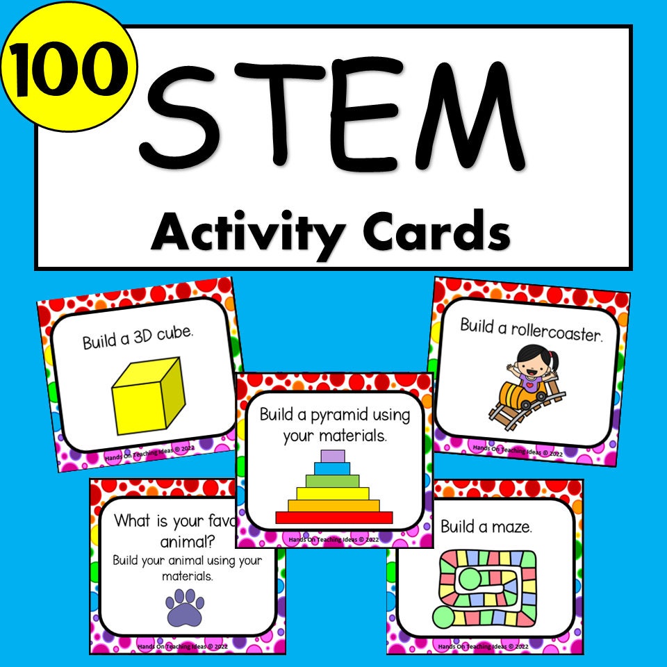 S.T.E.M Activities Stem Building STEM Kids Educational Printables ...