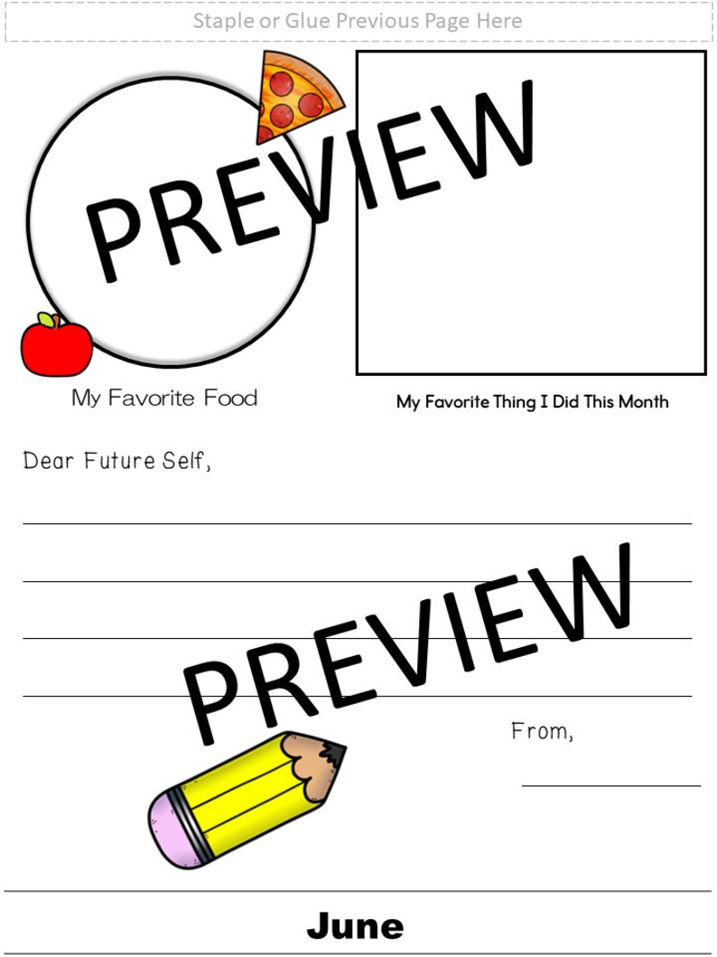 All About Me, Time Capsule, Printable Activity, Flipbook, Kids Time ...