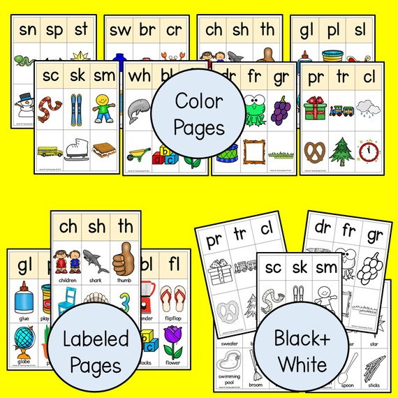Creanoso Phonics Consonant Blends Learning Cards - 54 Deck Educational Flashcards For Kids, Home Tutoring - View #4