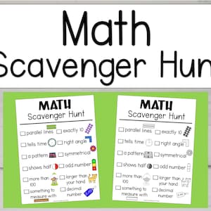 Búsqueda del tesoro de matemáticas, búsqueda del tesoro de matemáticas, búsqueda del tesoro para niños, juego de matemáticas, actividad de clase de matemáticas, actividad de matemáticas, descarga digital