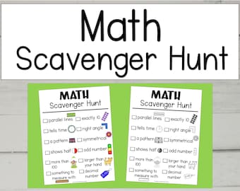 Caccia al tesoro matematica: gioco di attività in classe (download digitale)