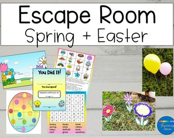 Oster Escape Room für Kids: Frühling Spiel für draußen (Digitaler Download)