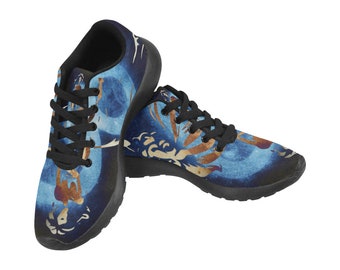 Kids Leo Zodiac Print Custom Canvas Sneakers (3-12 years) Christmas gift for men, women and children