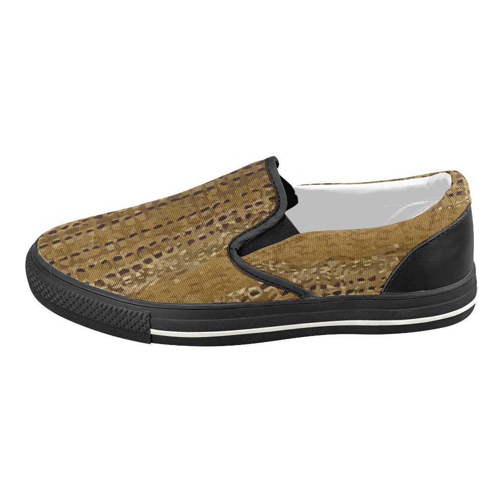 crocodile slip ons