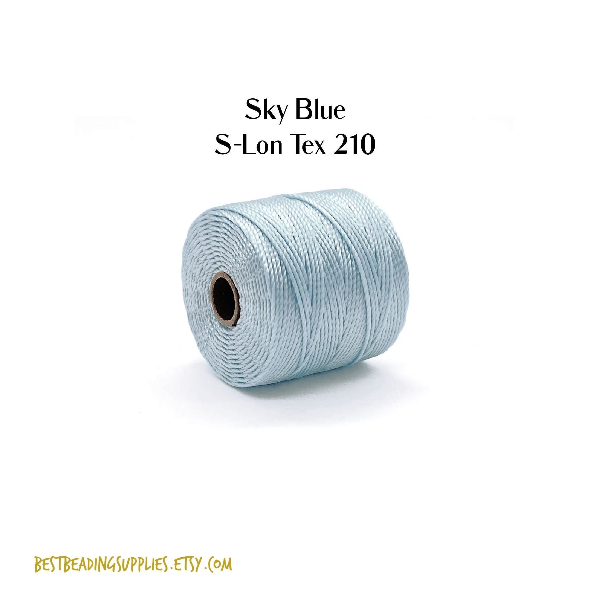 Craft Supplies & Tools 18 Superlon Tex 210 NATURAL SLon Bead Cord 77