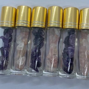 Gemstone Essential Oil Roller Bottles | SINGLE