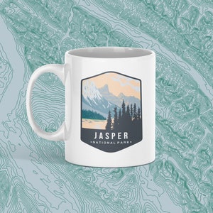 Canadian National Park Mug, Outdoorsy Gift Souvenir (11oz)