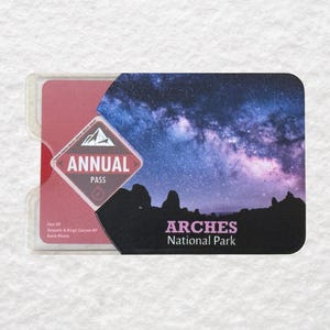 National Park Pass Sleeves America the Beautiful Annual Pass Cover Arches