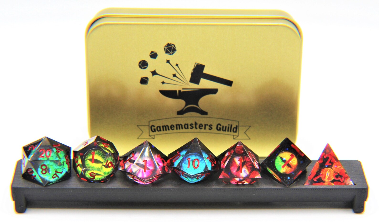 Sharp Edge Dice Dragon's Eye DND Dice Set Tabletop Etsy