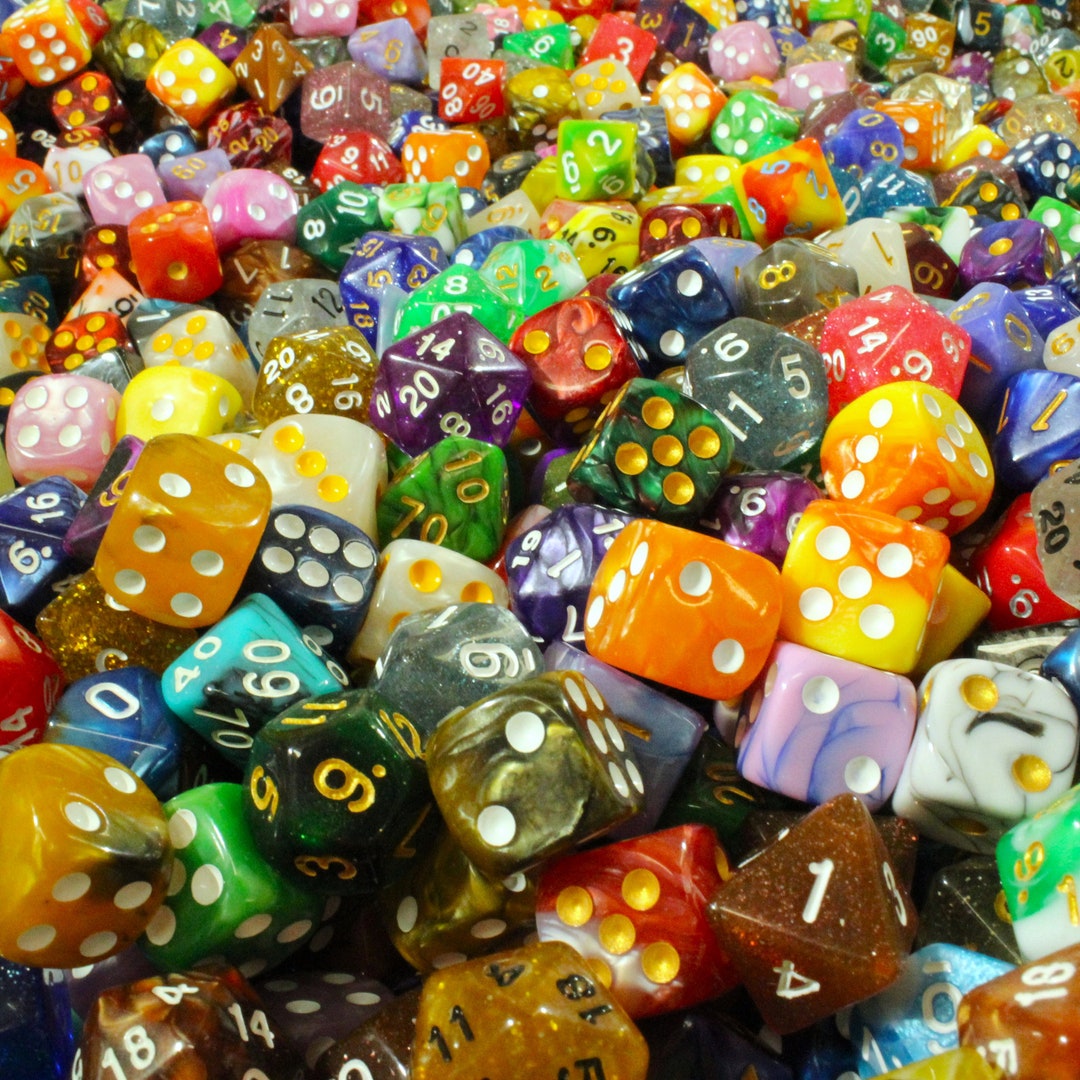 Loose Dice, Single Dice for DND and Tabletop Games Etsy