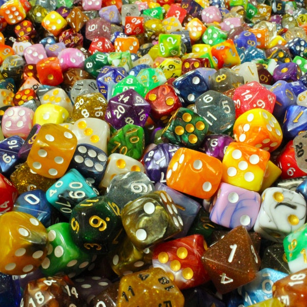 Loose dice, Single Dice for DND and Tabletop Games!