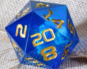 Shimmering Sea: Jumbo D20 Dice!