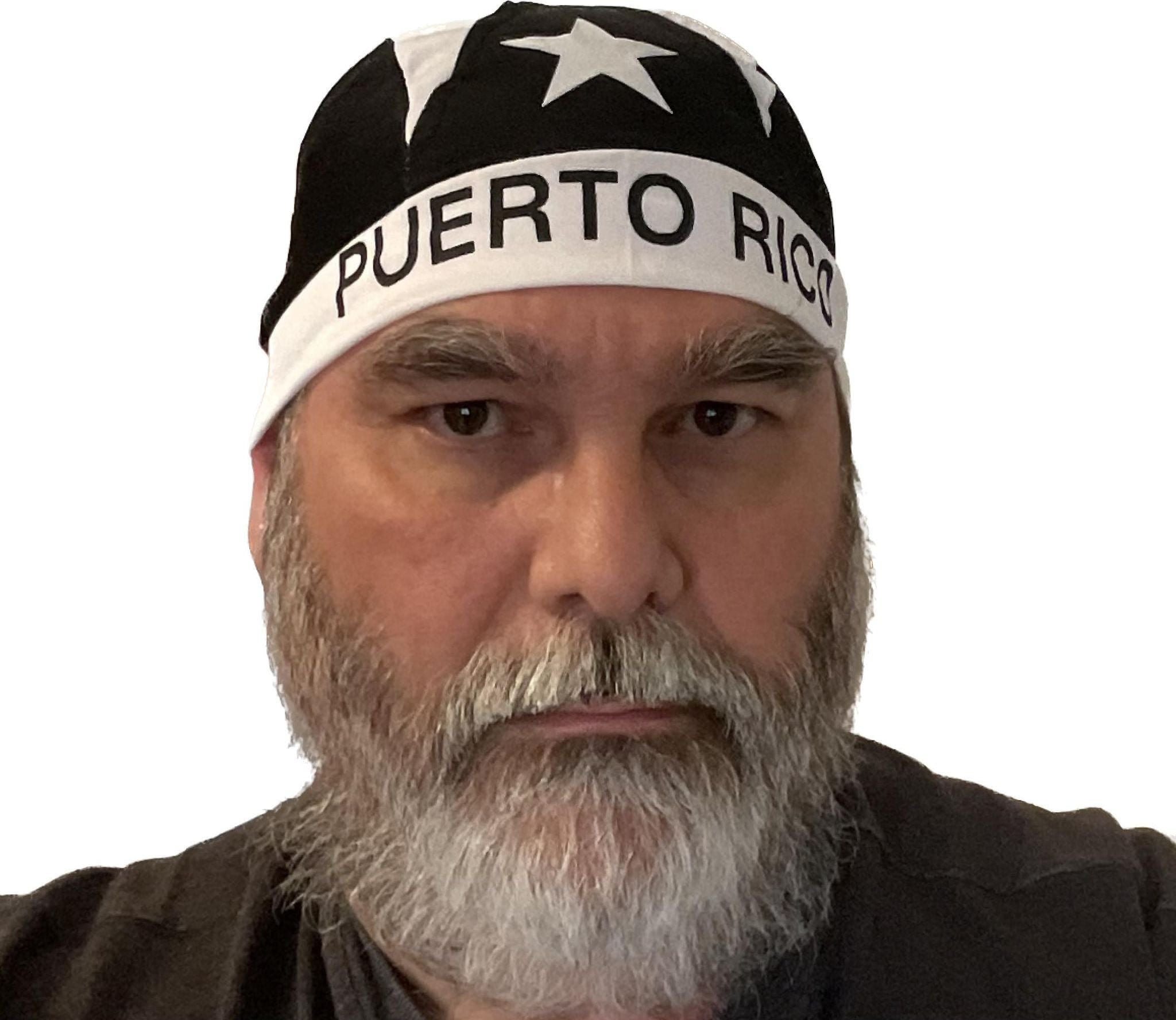 Black Puerto Rico Flag Durag