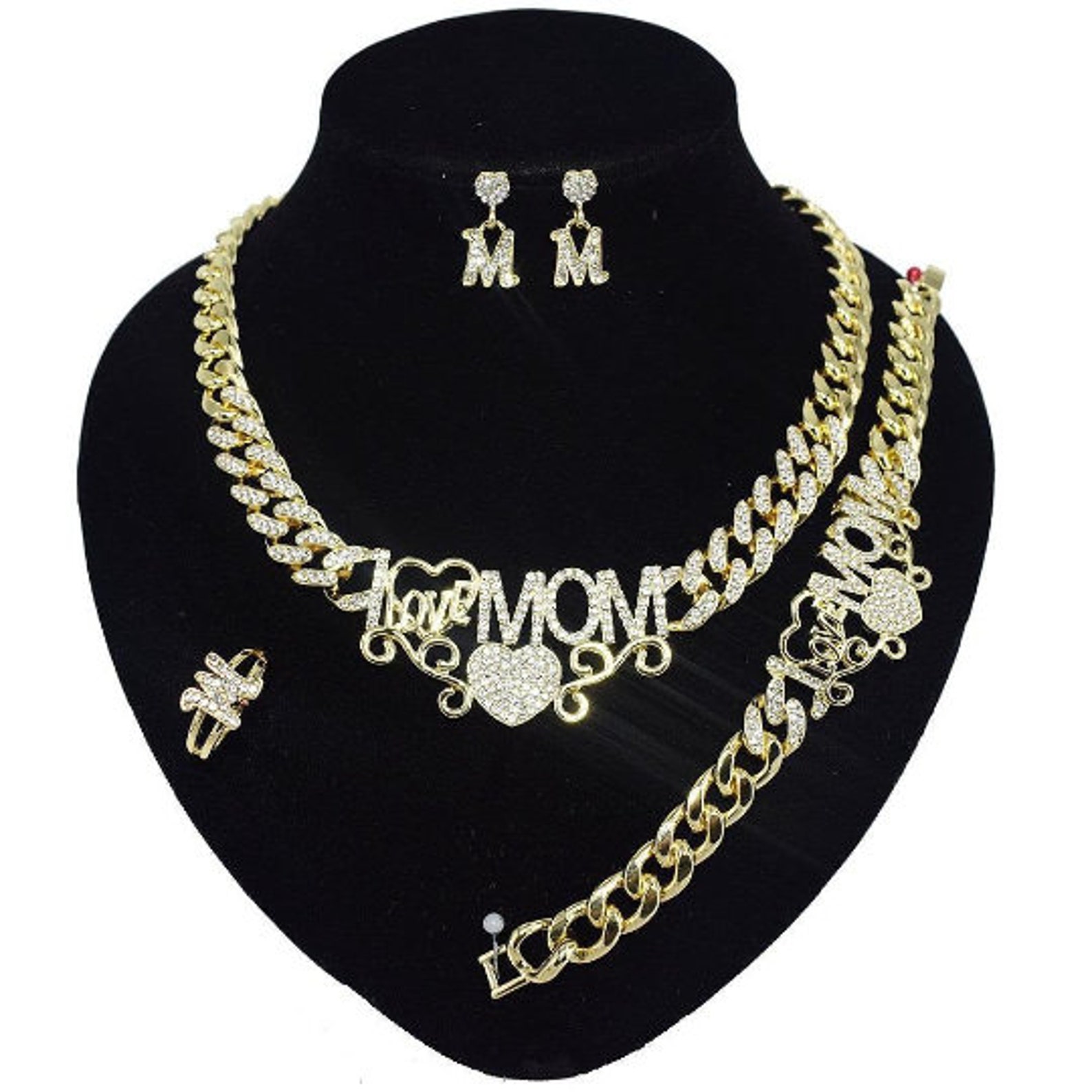 Hugs And Kisses Necklace Set 18K Gold Filled Xo Mom Set Etsy Il 1588xN.3297167899 I1sx