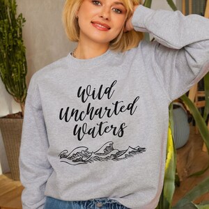 Prince Eric Sweatshirt, Ship Illustration, Vintage Sweatshirt, Ocean Sweatshirt, Gift for Her, Mermaid sweatshirt, Jonah Hauer-King Shirt