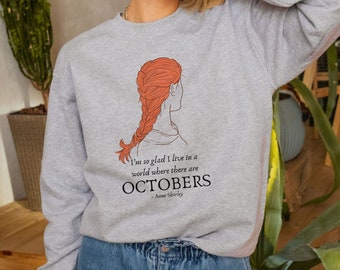 LM Montgomery Sweatshirt, Anne of Green Gables Sweatshirt, Anne with an E, Anne Shirley Sweatshirt, Bookish Sweatshirt, Literary Sweatshirt