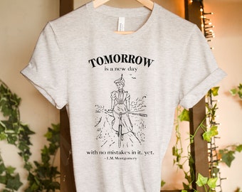 L M Montgomery Shirt, Anne of Green Gables Shirt, Vintage Book Shirt, Anne and Gilbert, Literary Shirt, Green Gables Shirt, Avonlea Shirt