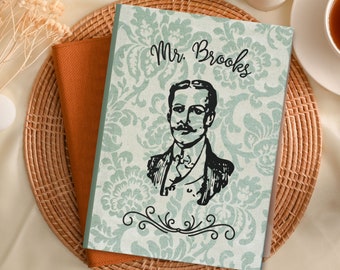 Mr. Brooks, Louisa May Alcott, Little Women Hardcover Journal, Jo March, Vintage Journal, Bookish Gift, Literary Journal, Literary Gift