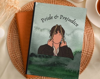 Hardcover Elizabeth Bennet Journal, Obstinate Headstrong Girl, Jane Austen, Bookish Journal, Mr Darcy, Bookish Gift, Pride and Prejudice Fan