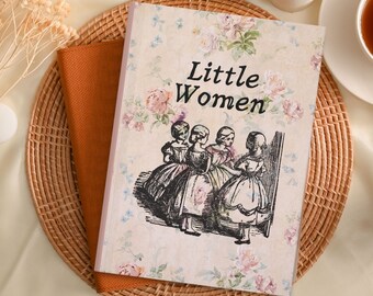 Louisa May Alcott Little Women Hardcover Journal, Jo March, Bookish Journal, Bookish Gift, Vintage Journal, Literary Journal, Literary Gift