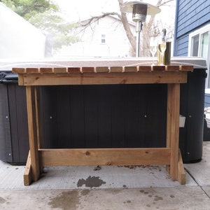 DIY: Hot Tub Table Build Instructions - Etsy