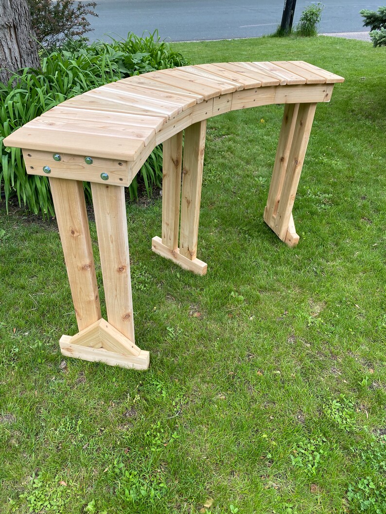 Curved Hot Tub Table for Round Spa Etsy