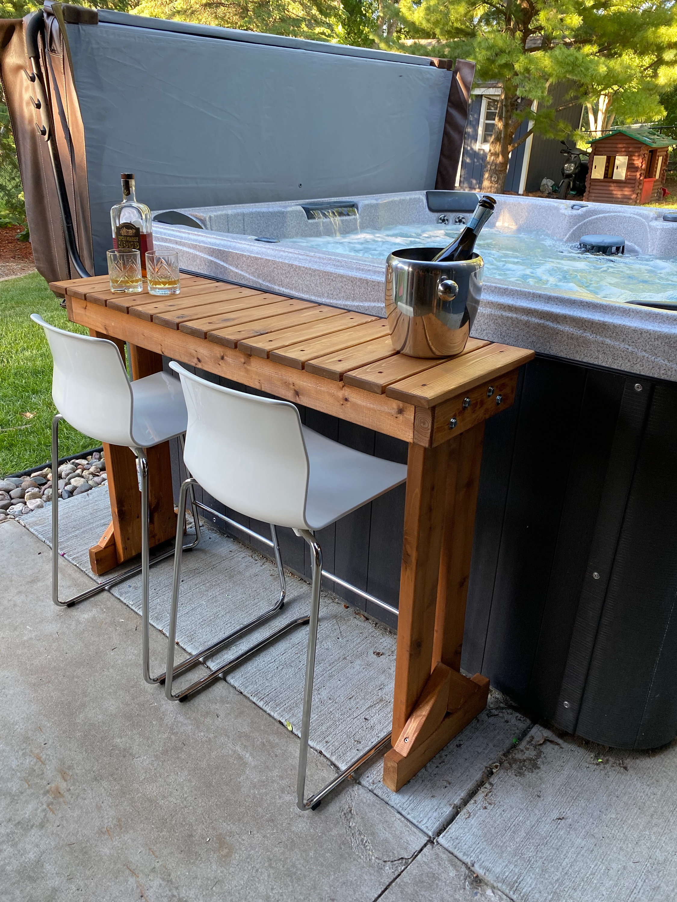 Hot Tub Table for Spa — Tacowood