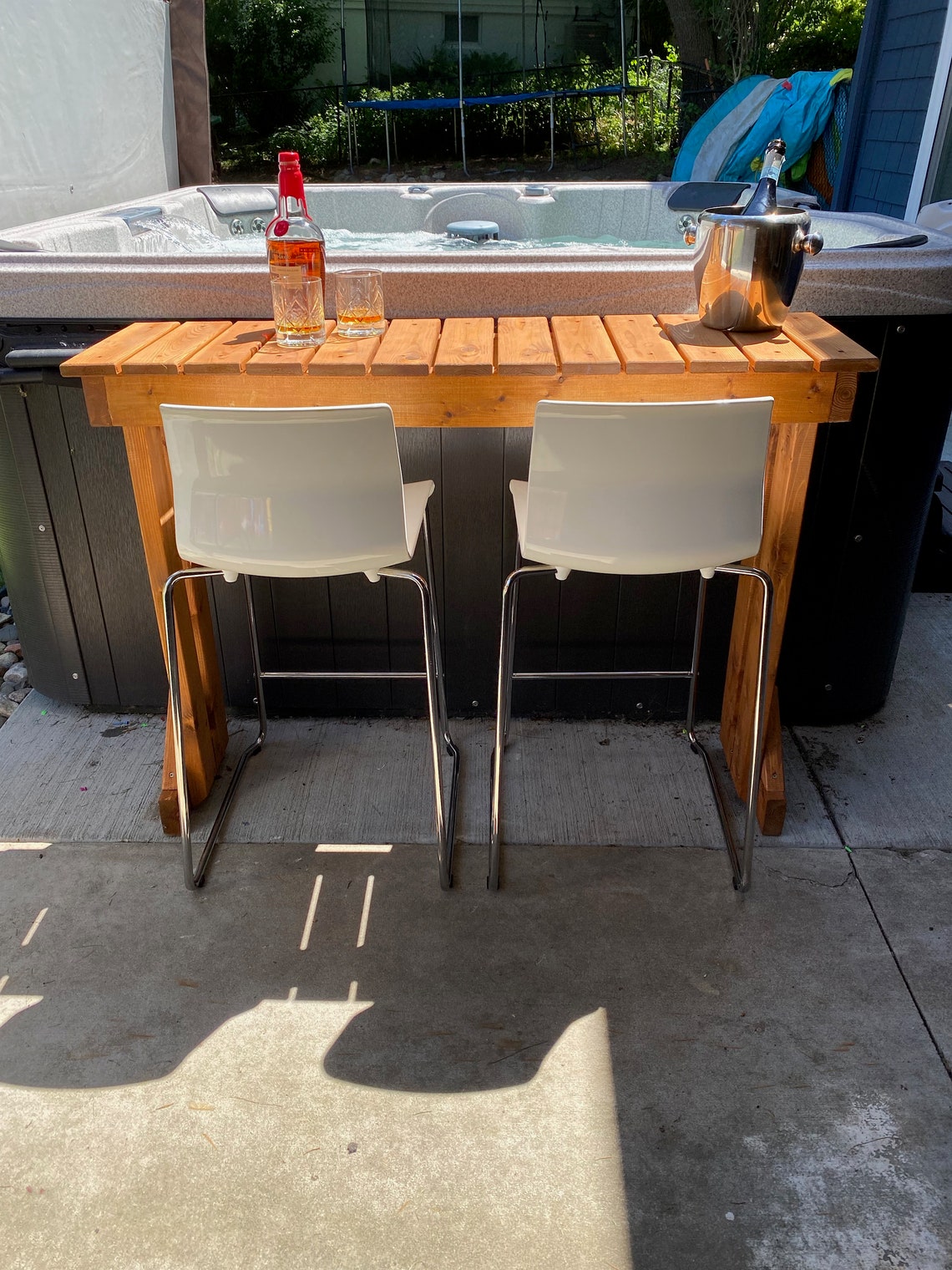 Hot Tub Table for Spa - Etsy