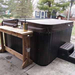 DIY: Hot Tub Table Build Instructions - Etsy
