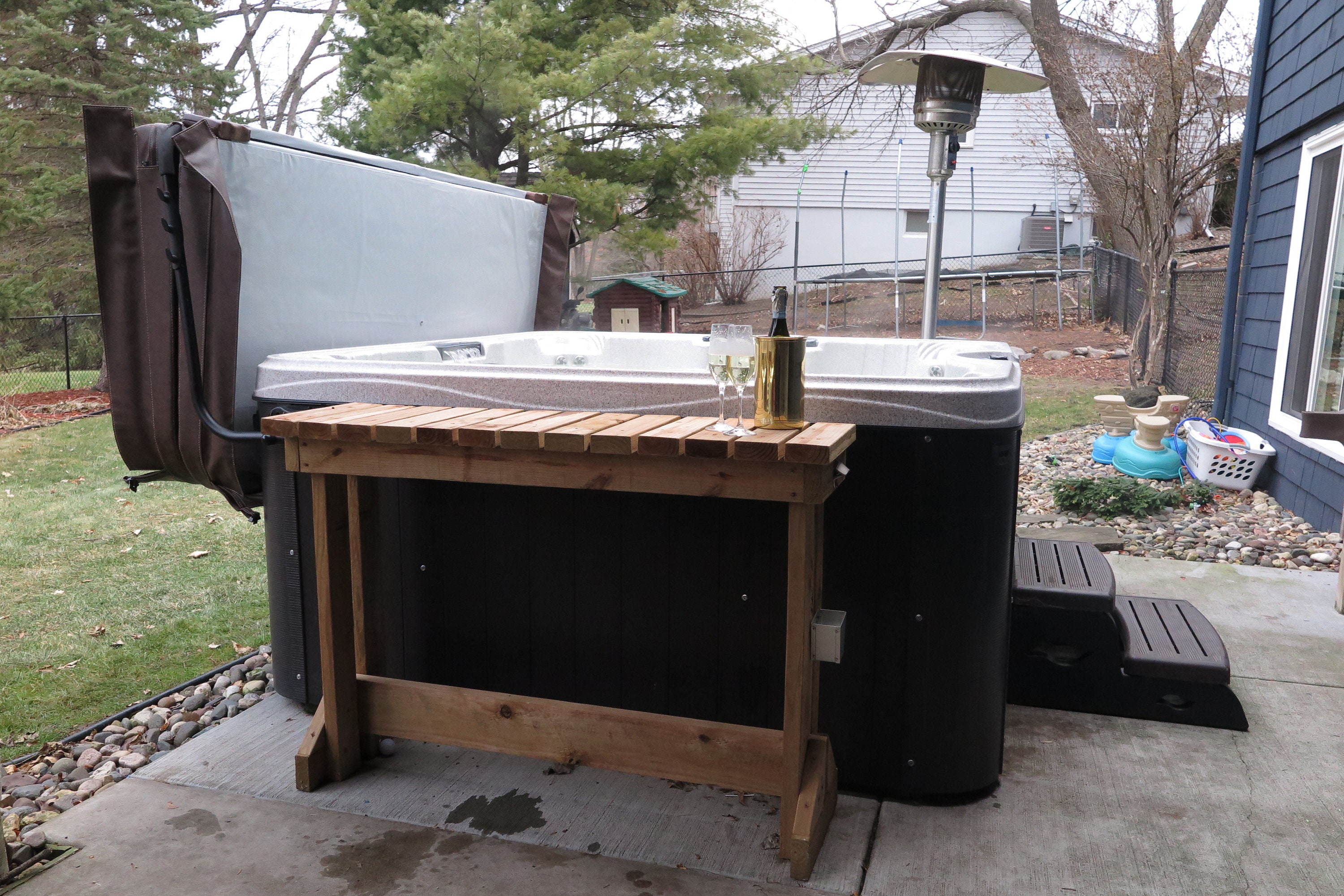 DIY Hot Tub Table Build Instructions — Tacowood