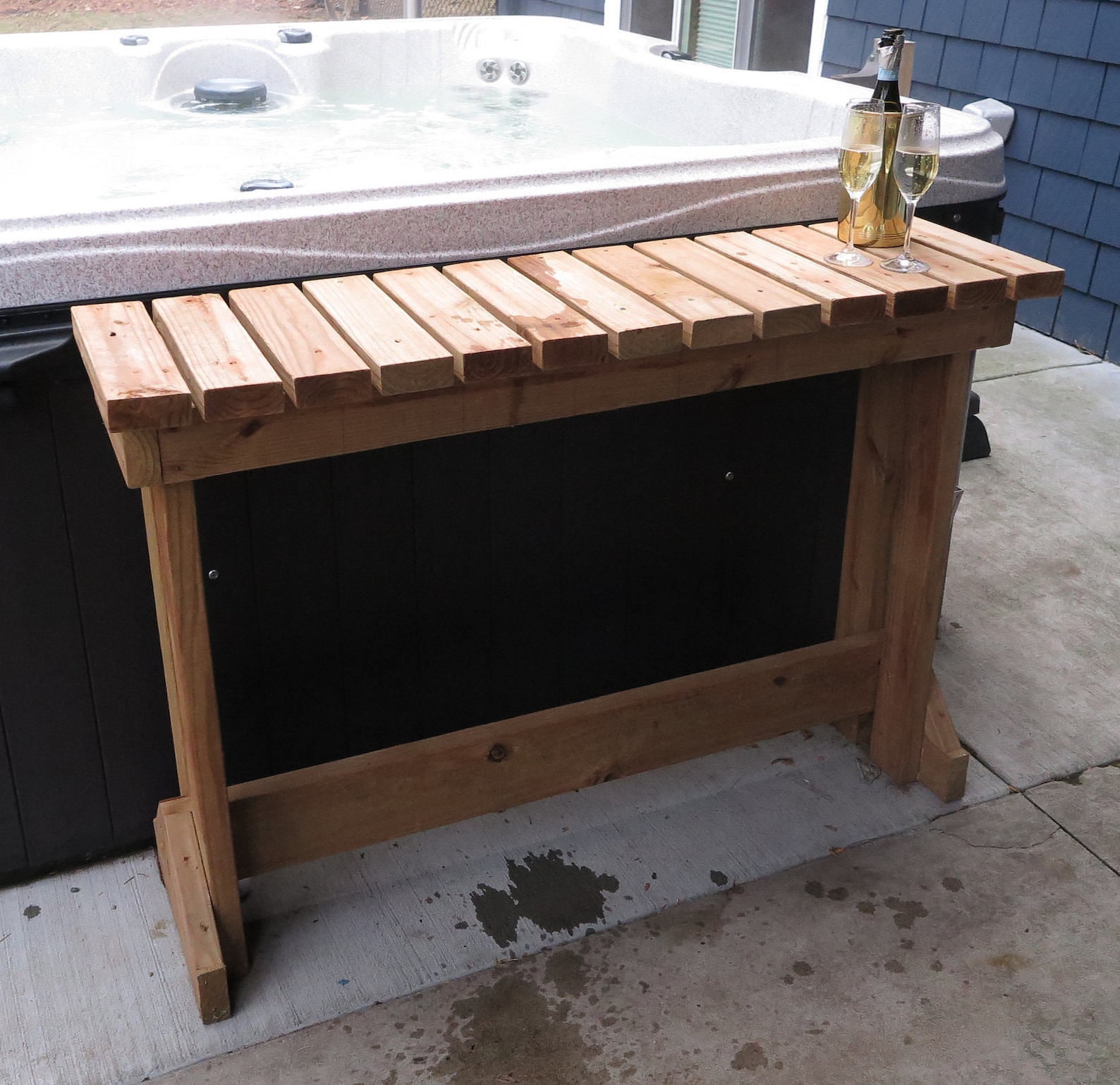Hot Tub Table for Spa Etsy